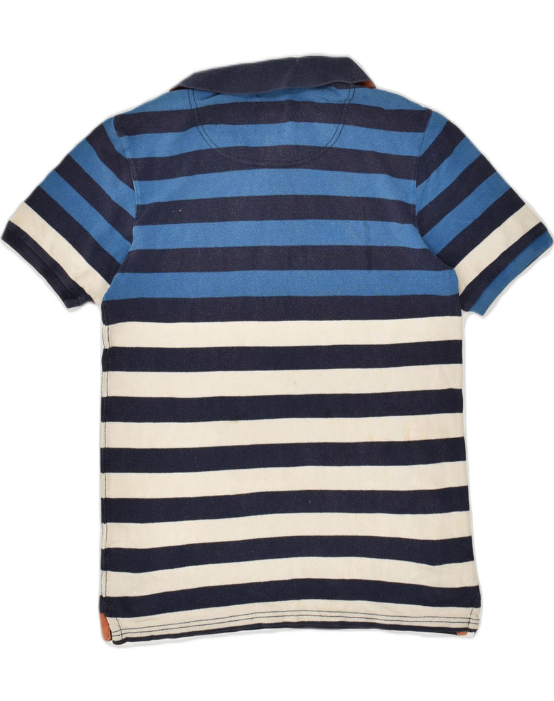 JOULES Mens Polo Shirt Small Navy Blue Striped Cotton | Vintage Joules | Thrift | Second-Hand Joules | Used Clothing | Messina Hembry 