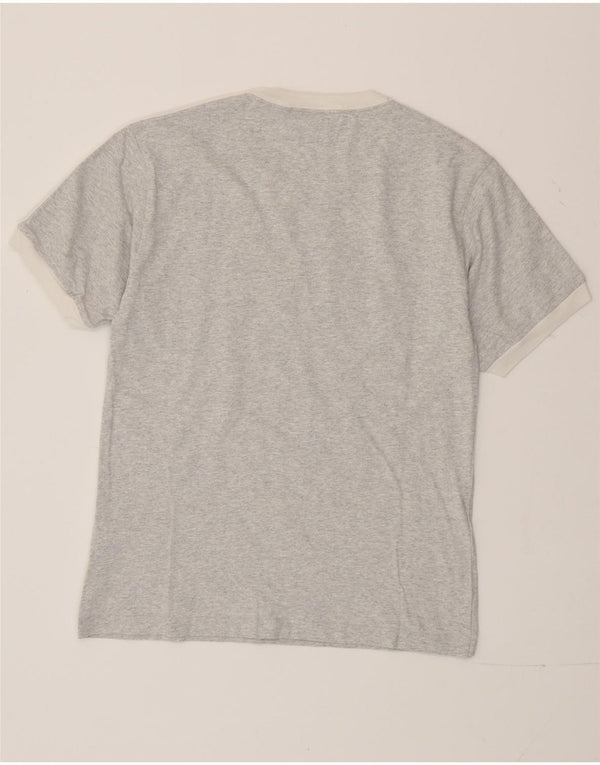 Adidas Womens Graphic T-Shirt Top UK 10 Small Grey Cotton