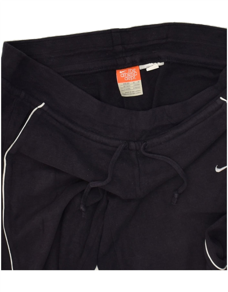 NIKE Womens Tracksuit Trousers UK 12/14 Medium Navy Blue | Vintage Nike | Thrift | Second-Hand Nike | Used Clothing | Messina Hembry 