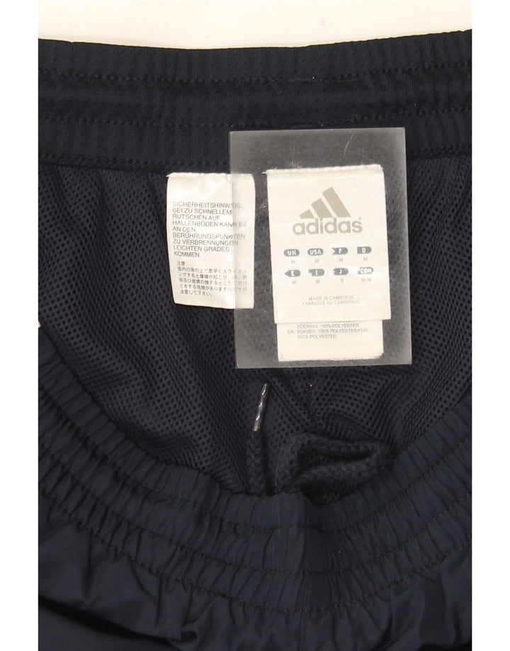 Adidas Mens Tracksuit Trousers Medium  Navy Blue Polyester