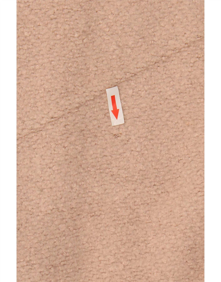 Marks & Spencer Womens Open Overcoat UK 14 Large Pink Polyester