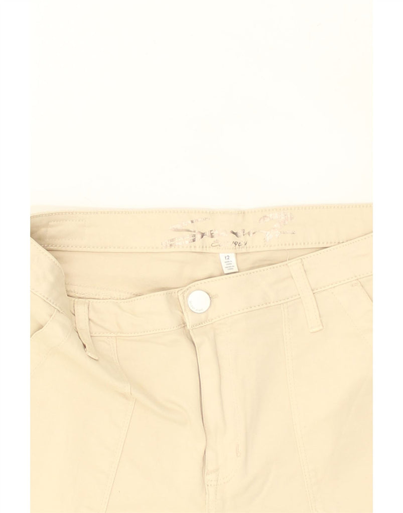 SEVEN 7 Womens Slim Chino Trousers US 12 Large W32 L29 Beige | Vintage Seven 7 | Thrift | Second-Hand Seven 7 | Used Clothing | Messina Hembry 