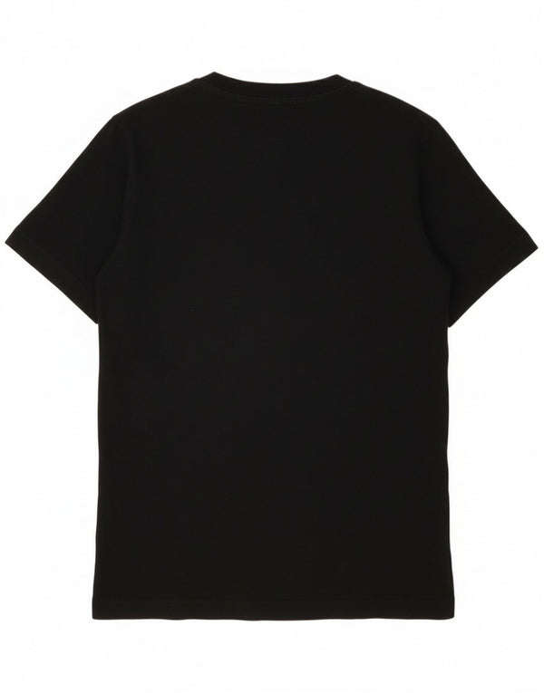 Adidas Boys T-Shirt Top 11-12 Years Black Cotton