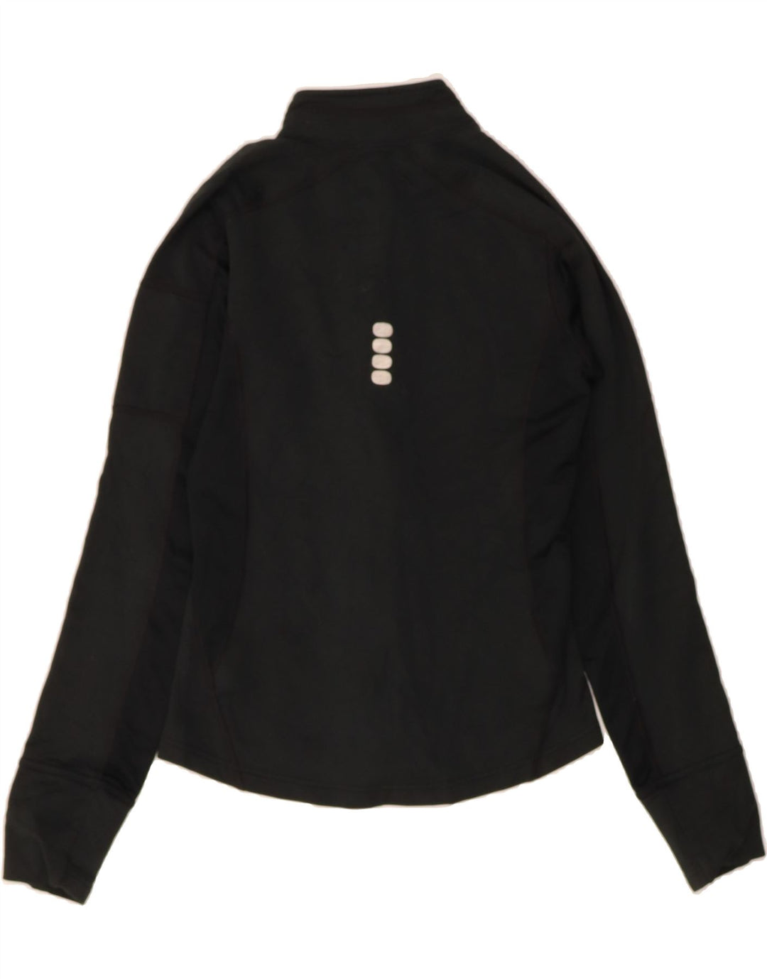 NIKE Womens Tracksuit Top Jacket US 4/6 Small Black Polyester Vintage Nike and Second-Hand Nike from Messina Hembry 