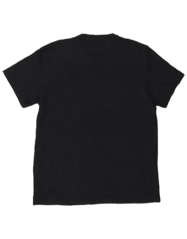 Paul Smith Mens Graphic T-Shirt Top Medium Black Cotton