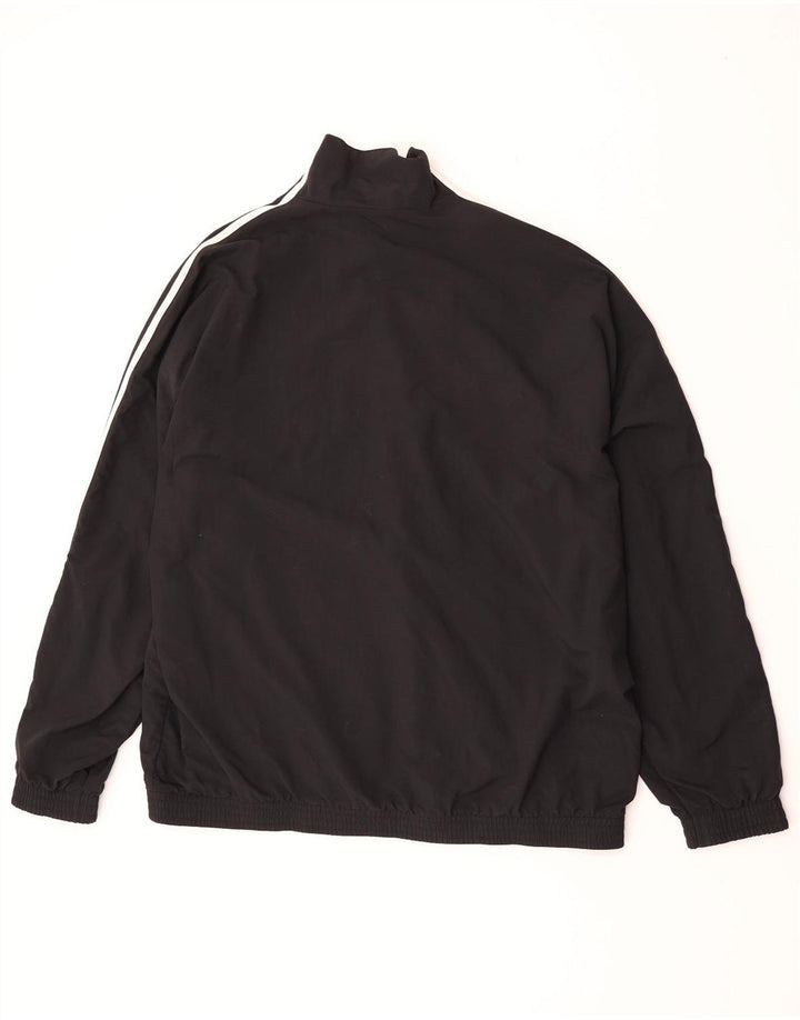 Adidas Mens Tracksuit Top Jacket 3XL Black Polyamide
