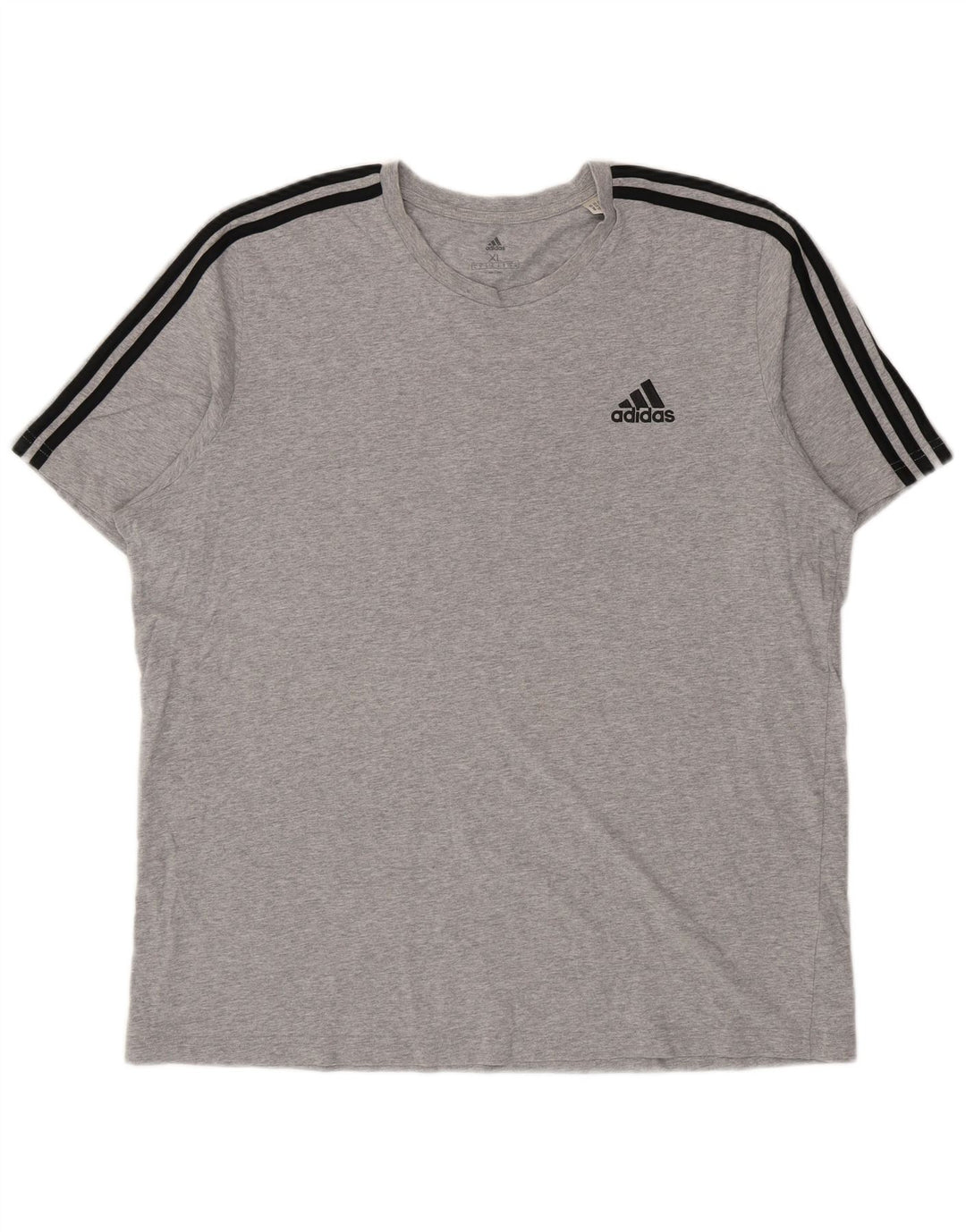 Adidas Mens T-Shirt Top XL Grey Cotton