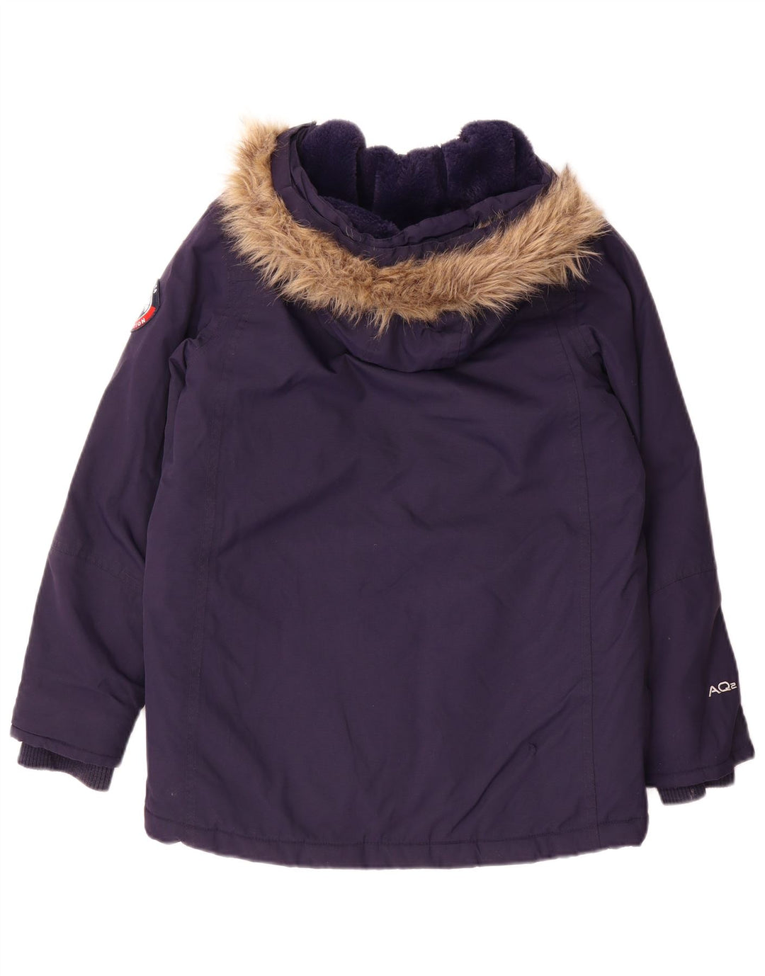 Berghaus Boys Hooded Parka Jacket 11-12 Years Navy Blue Polyamide