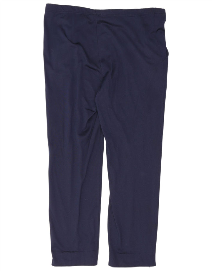 Sergio Tacchini Mens Tracksuit Trousers IT 52 XL Navy Blue Polyamide