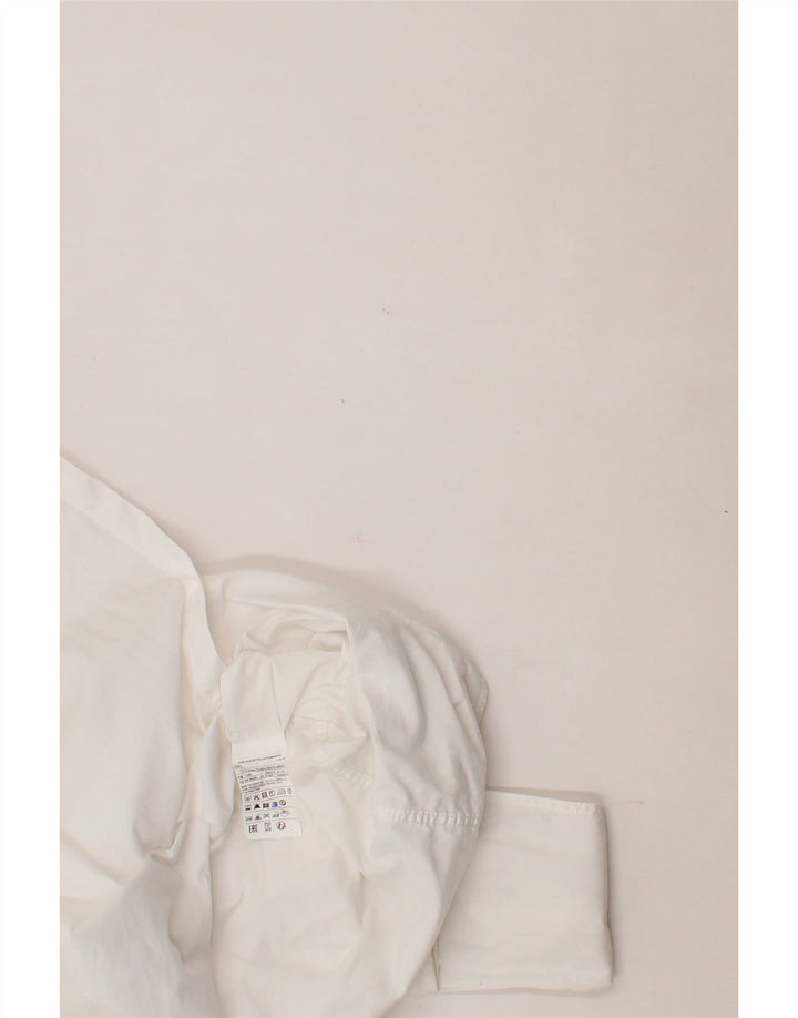 BENETTON Boys Shirt 13-14 Years 3XL White Cotton Classic Vintage Benetton and Second-Hand Benetton from Messina Hembry 