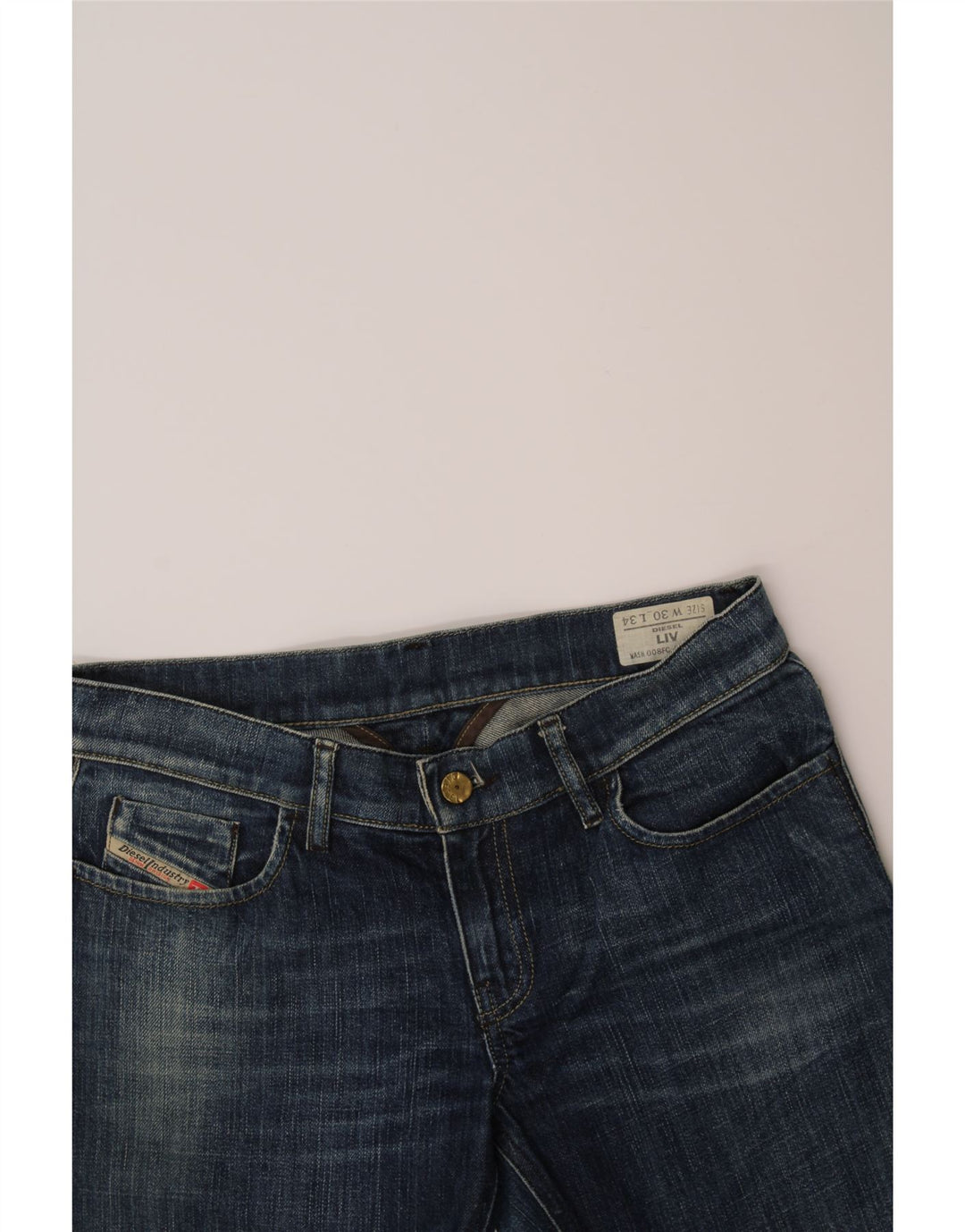 DIESEL Womens Liv Slim Jeans W30 L27  Blue Cotton Vintage Diesel and Second-Hand Diesel from Messina Hembry 