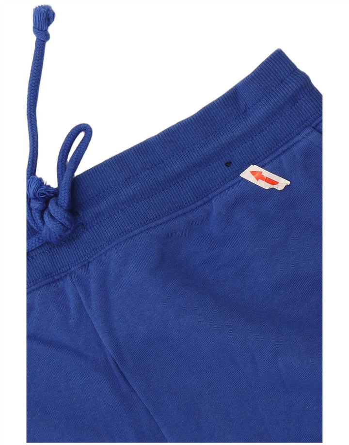 Marks & Spencer Womens Sport Shorts UK 12 Medium  Blue Cotton