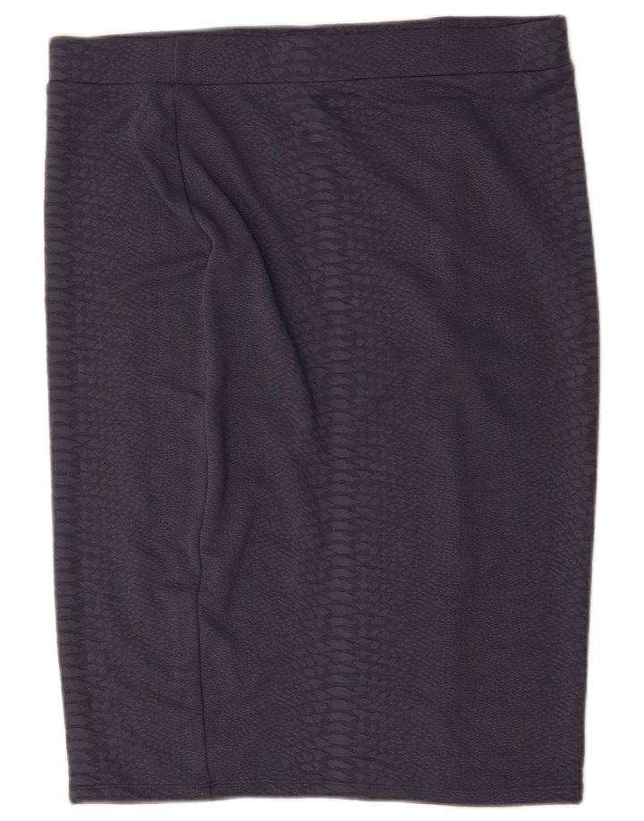 Marks & Spencer Womens Pencil Skirt UK 18 XL W36  Grey Polyester