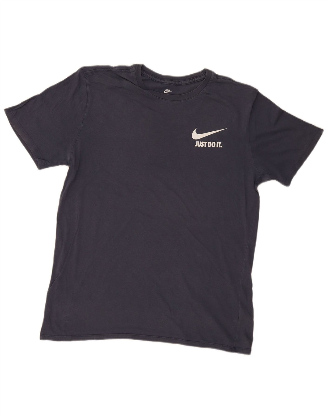 Nike Mens Graphic T-Shirt Top Large Navy Blue Cotton