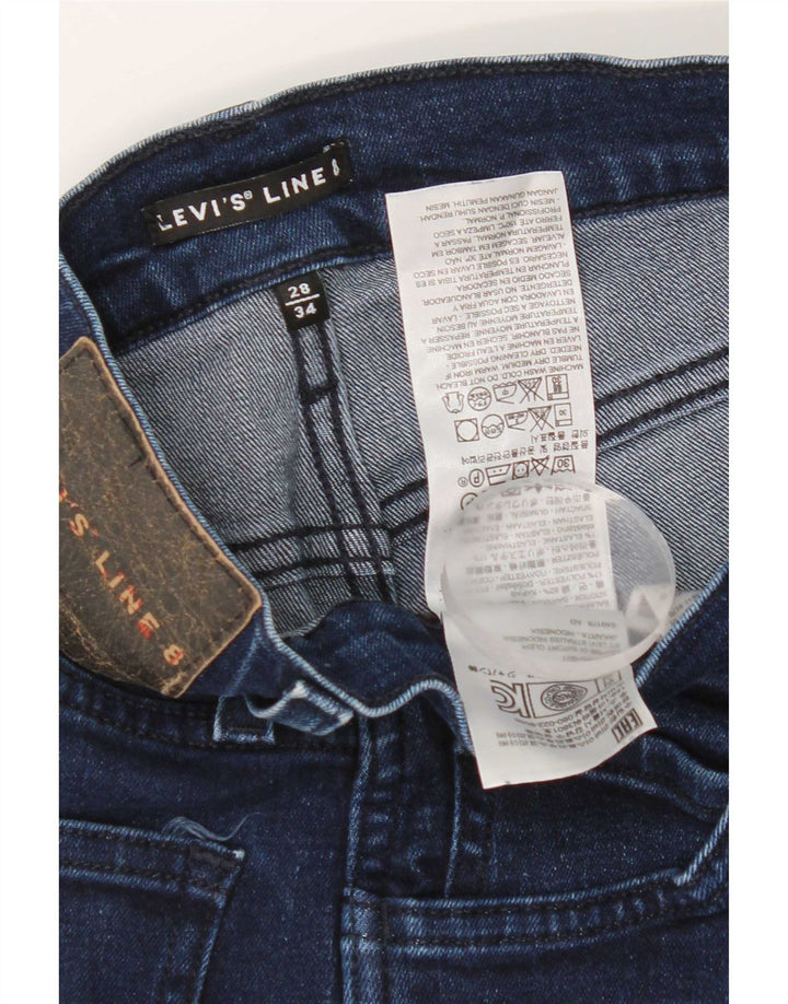 Levi's Mens Skinny Jeans W28 L34 Blue Cotton