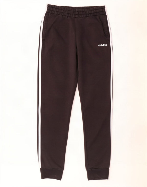 Adidas Womens Tracksuit Trousers Joggers UK 8/10 Small Black Cotton