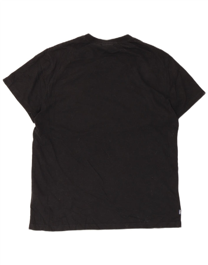 Superdry Mens T-Shirt Top XL Black Cotton