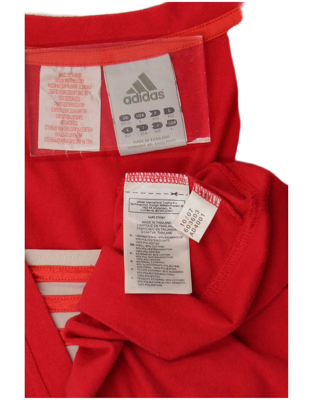 ADIDAS Girls Graphic T-Shirt Top 11-12 Years Pink Cotton