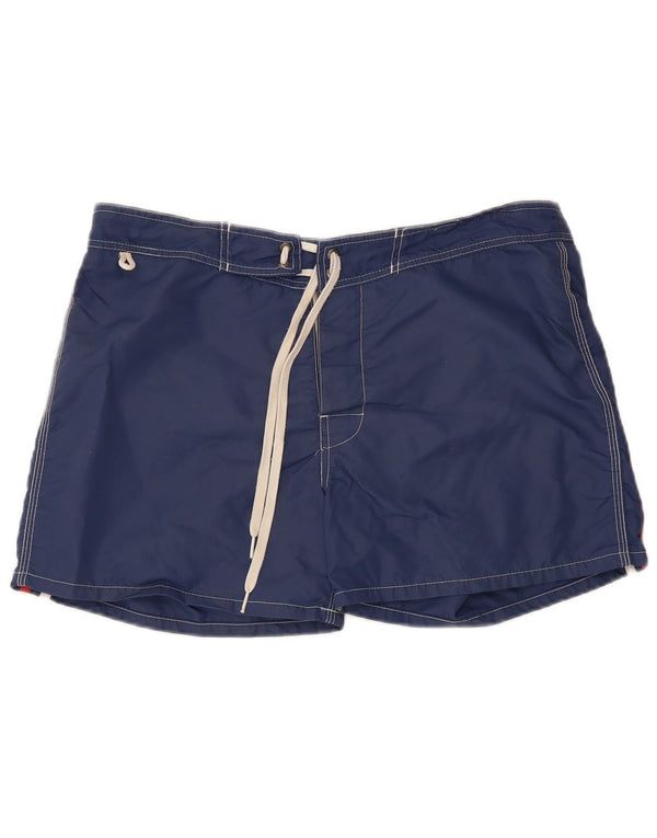 Sundek Mens Swimming Shorts Large Navy Blue Nylon