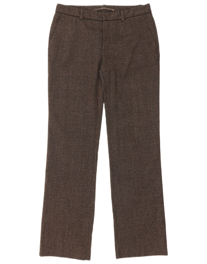 Zara Womens Straight Suit Trousers EU 38 Small W28 L32 Grey