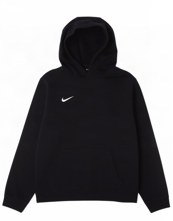 Nike Boys Hoodie Jumper 13-14 Years XL Navy Blue Cotton