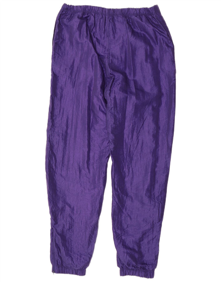 SERGIO TACCHINI Mens Tracksuit Trousers Joggers IT 54 2XL Purple Polyamide