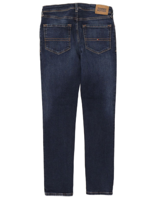 Tommy Hilfiger Boys Skinny Jeans 11-12 Years W26 L27 Navy Blue Cotton