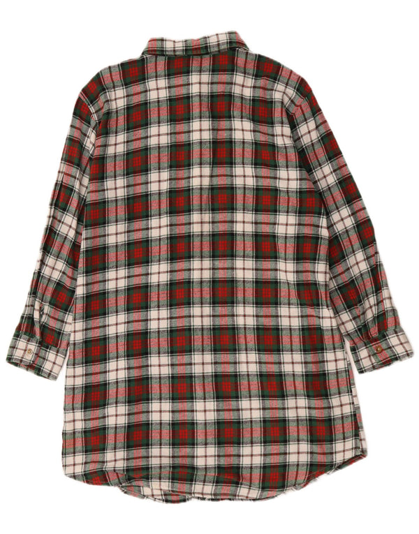 Ralph Lauren Womens Long Sleeve Shirt Dress UK 16 Large Multicoloured Check