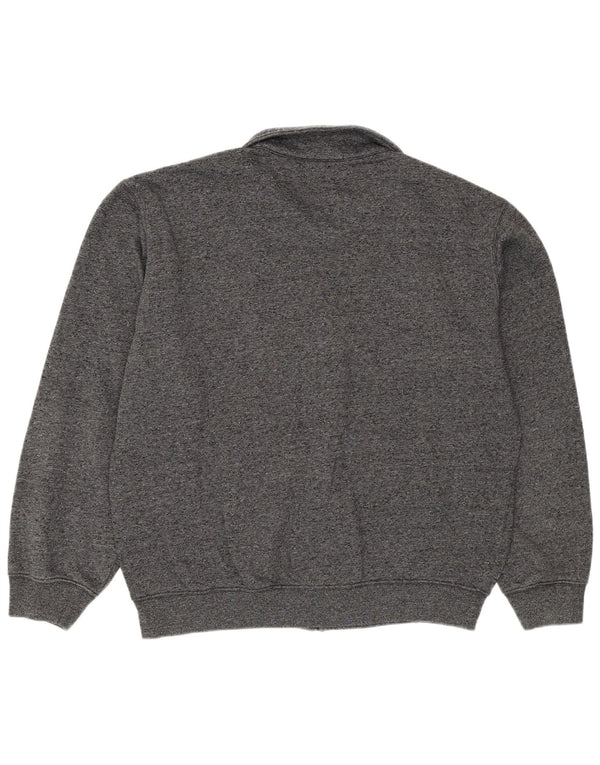 Champion Mens Tracksuit Top Jacket XL Grey Flecked