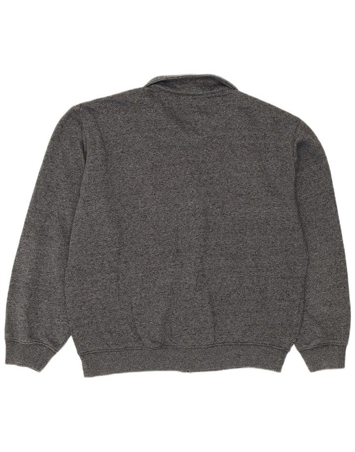 Champion Mens Tracksuit Top Jacket XL Grey Flecked