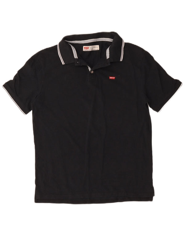 Levi's Mens Polo Shirt XL Black Cotton