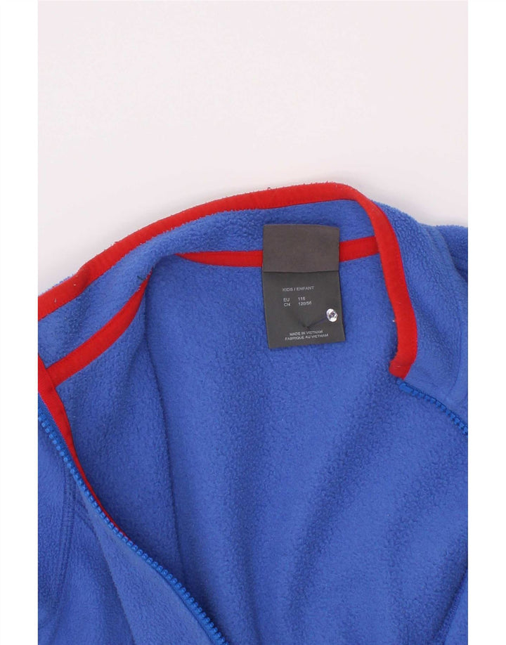 Jack Wolfskin Boys Liner Fleece Jacket 5-6 Years Blue Polyester