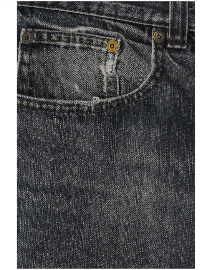 C&A Mens Straight Jeans W37 L30 Blue Cotton