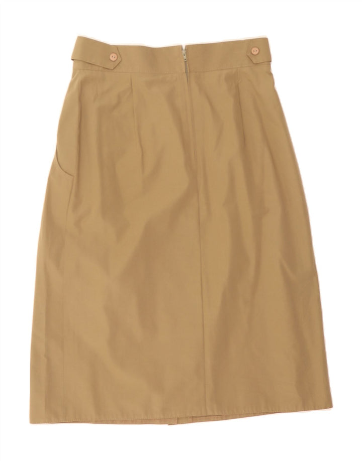VINTAGE Womens Midi Skirt EU 40 Medium W28 Brown Vintage Vintage and Second-Hand Vintage from Messina Hembry 
