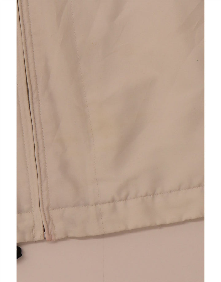LOTTO Womens Tracksuit Top Jacket UK 16 Large White Colourblock Polyester