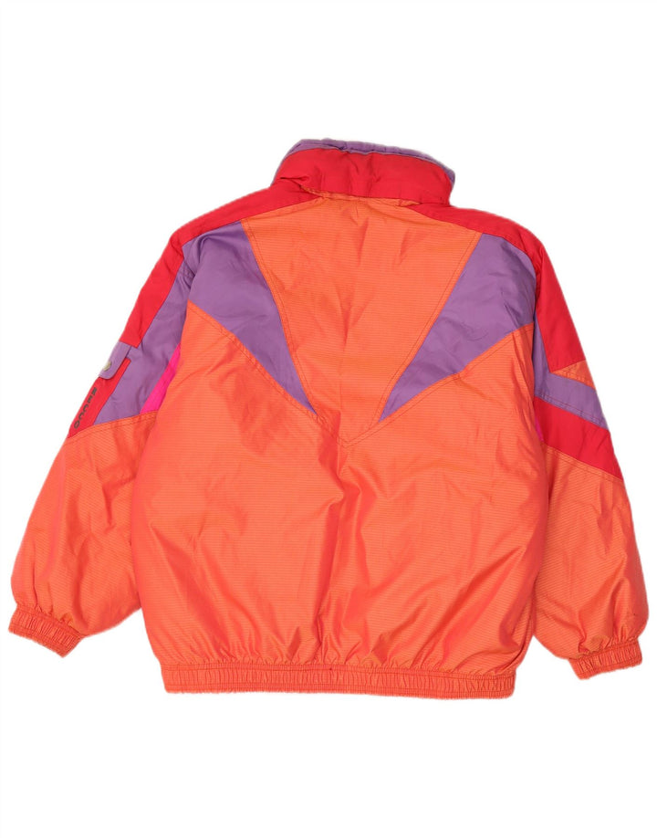 Dubin Womens Oversized Windbreaker Jacket IT 42 Medium Orange Colourblock