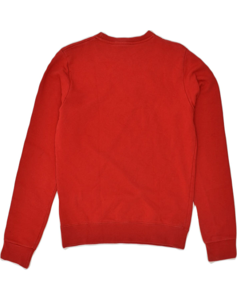 STARTER Mens Graphic Sweatshirt Jumper Small Red Cotton | Vintage Starter | Thrift | Second-Hand Starter | Used Clothing | Messina Hembry 