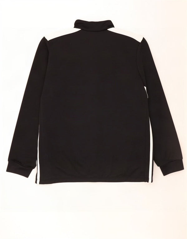 Adidas Mens Tracksuit Top Jacket 2XL Black Colourblock Polyester