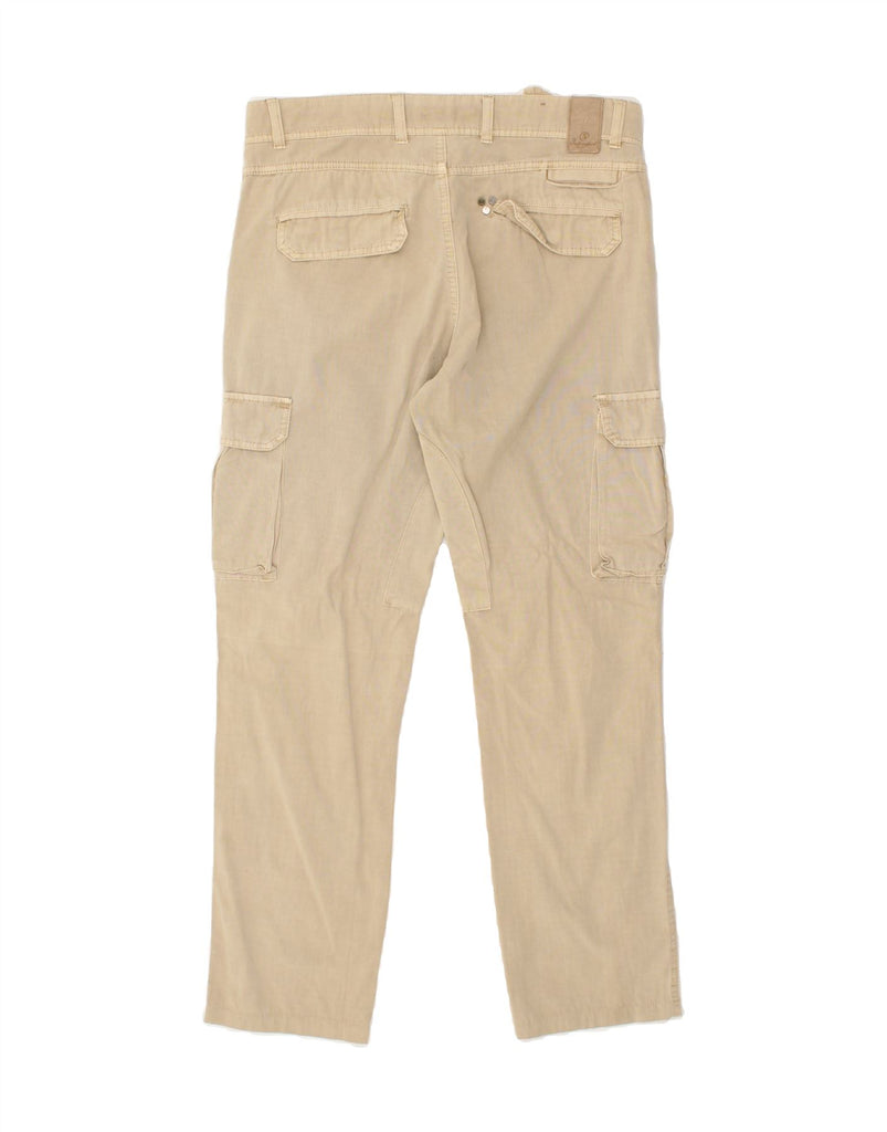 VINTAGE Mens Slim Cargo Trousers W34 L29  Beige Cotton Vintage Vintage and Second-Hand Vintage from Messina Hembry 