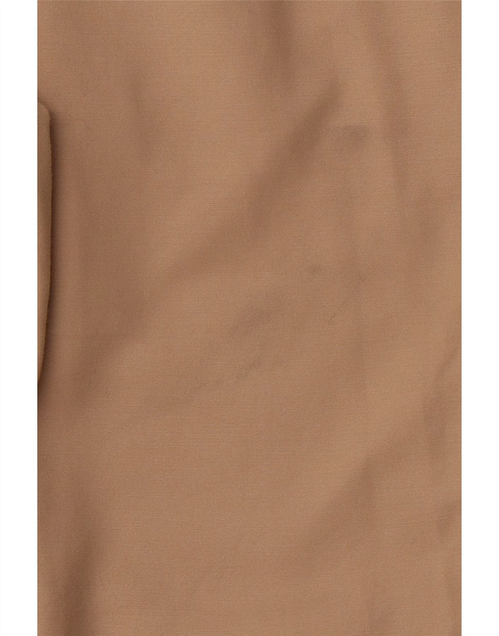 ZARA Womens Basic Tapered Chino Trousers EU 38 Small W28 L25 Brown Cotton