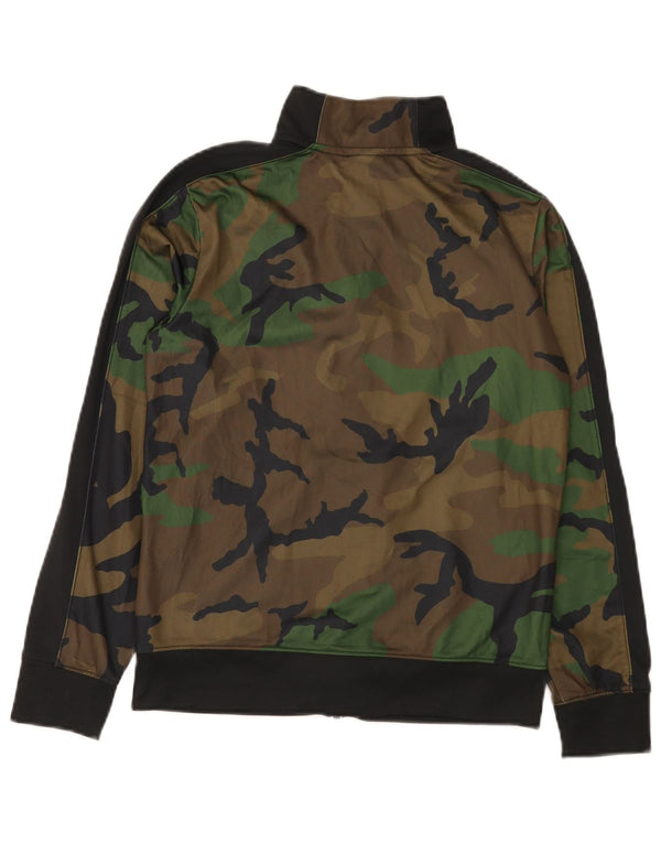 Jordan Boys Graphic Tracksuit Top Jacket 12-13 Years Large Khaki Camouflage