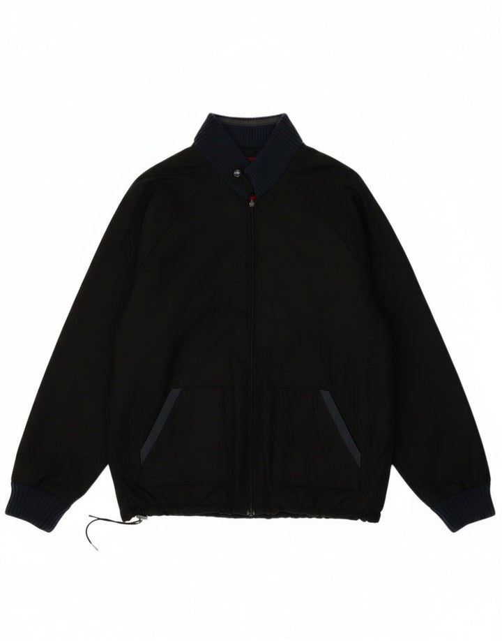 Levi's Mens Nevada Graphic Liner Bomber Jacket UK 42 XL Black Polyamide