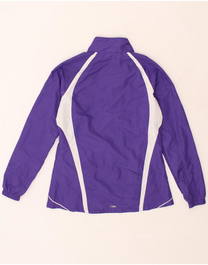 PUMA Womens Tracksuit Top Jacket UK 12 Medium  Purple Colourblock | Vintage Puma | Thrift | Second-Hand Puma | Used Clothing | Messina Hembry 