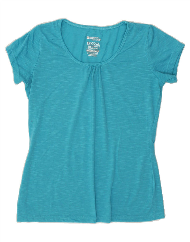 MOUNTAIN WAREHOUSE Womens IsoCool T-Shirt Top UK 10 Small Blue Flecked Vintage Mountain Warehouse and Second-Hand Mountain Warehouse from Messina Hembry 