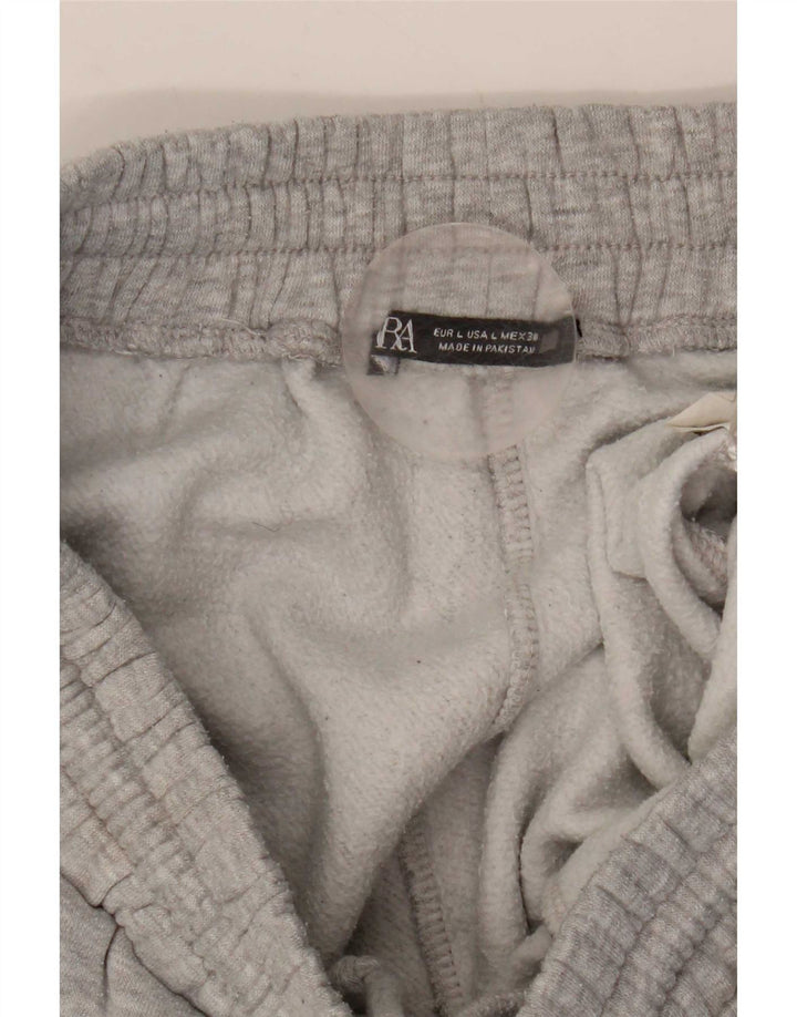 Zara Mens Tracksuit Trousers Joggers Large  Grey Polyester