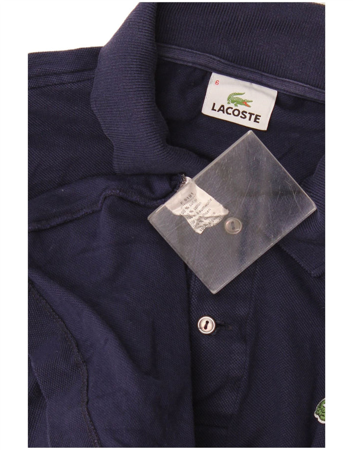 Lacoste Mens Polo Shirt Size 6 XL Navy Blue
