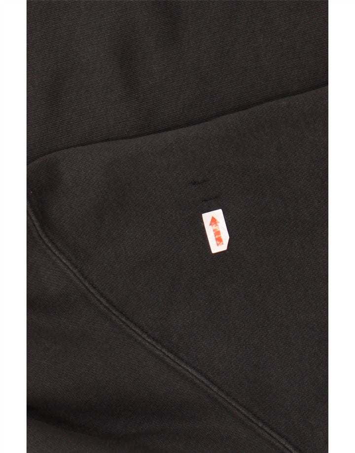 NIKE Mens Crusaders Graphic Hoodie Jumper 3XL Black Cotton