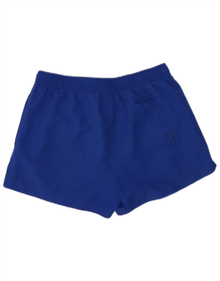 Calvin Klein Mens Graphic Swimming Shorts Medium Blue Polyester