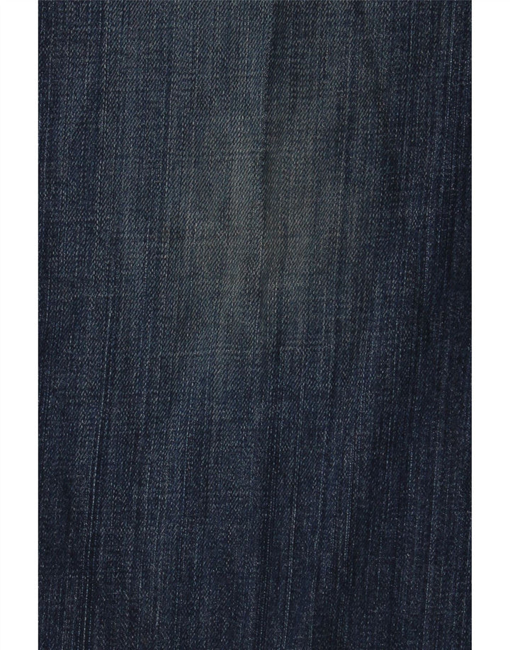 Wrangler Mens Straight Jeans W34 L32 Blue Cotton
