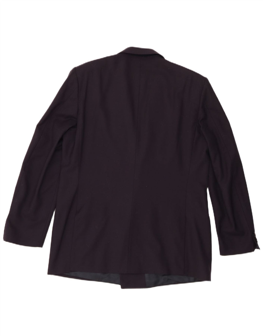 Lubiam Mens Double Breasted Blazer Jacket IT 54 2XL Navy Blue Virgin Wool